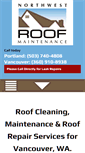 Mobile Screenshot of northwestroof.com